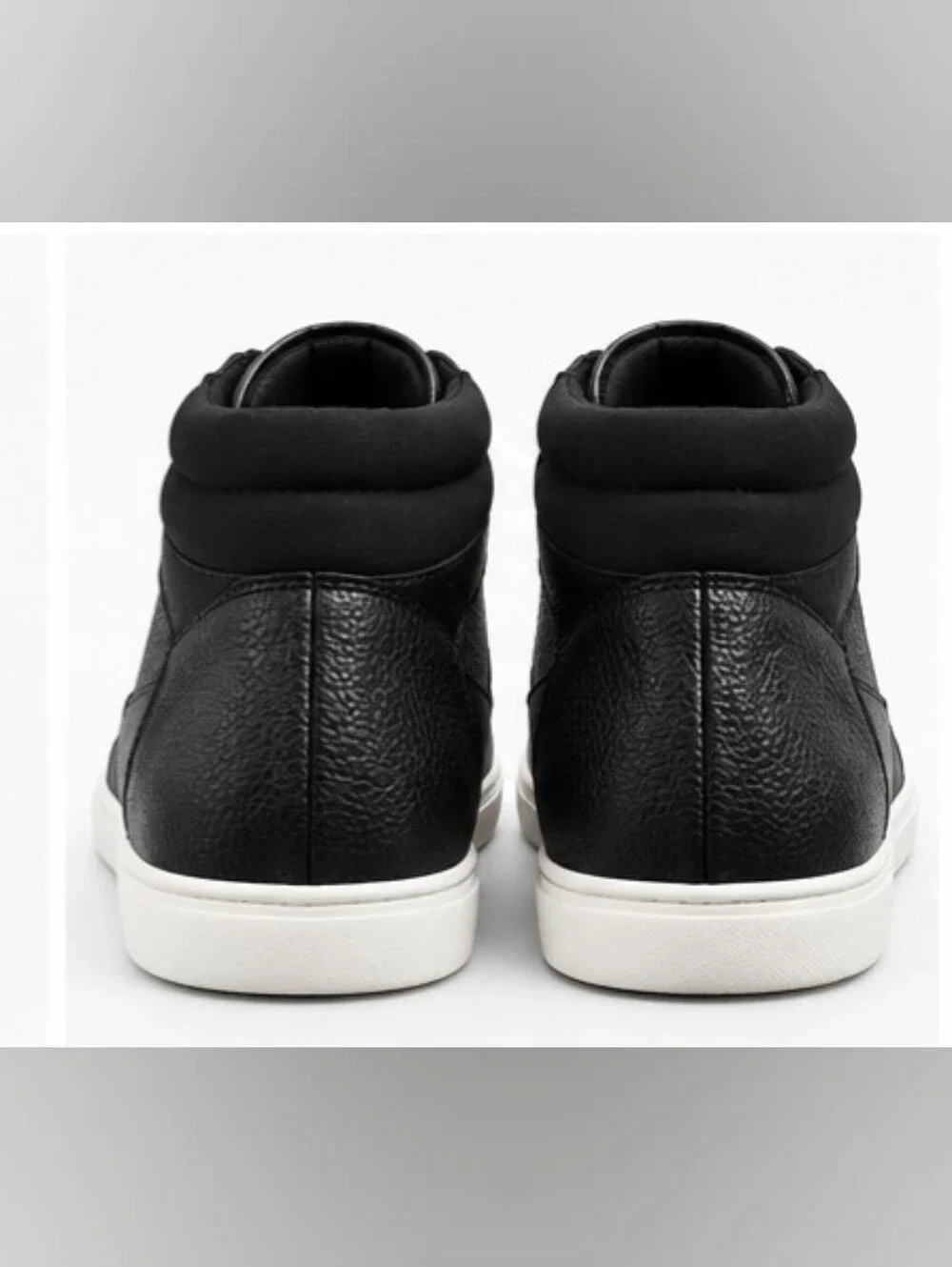 Men's Black High-Top Sneakers by